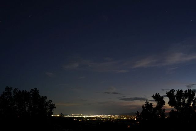 Santa Fe Night Skyline