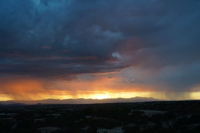 Santa Fe Evening Storm